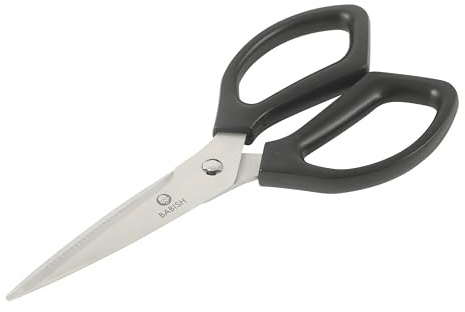 Babish All Purpose Heavy Duty Kitchen Shears Durable Stainless Steel 4 Inch Blade Scissors, Black