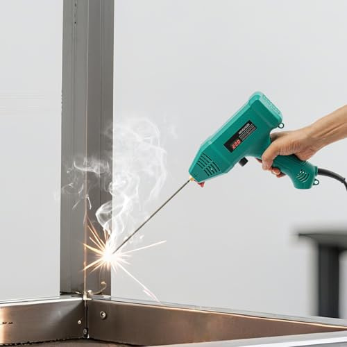 Saldatrice a mano elettrodo saldatrice per filo di saldatura, diametro 1,6 – 3,2 mm, spessore di saldatura 2 – 14 mm, display LCD, set di saldatori elettrici con cassetta degli attrezzi