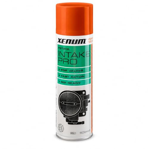 Xenum Intake Pro Petrol 500 ml – Limpiador Sistema de Admisión Gasolina, Limpia EGR, Válvula de Mariposa y Conductos, Acción Rápida, Sin Desmontaje Completo
