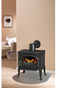 Globefire Gussofen Uranus Economy, Gusseisen, 7 kW, ext. Luftzufuhr, 55 cm Feuerraumbreite