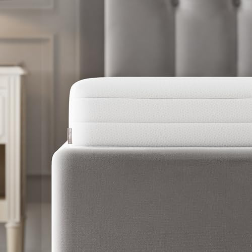 Visco Therapy 4FT6 Double Memory Foam Mattress 20cm – Medium-Firm 7-Zone Orthopaedic Back Support | 5cm Memory Foam + Reflex Layer + 10cm Recon Base | Motion-Free Silent Sleep | UK Made & CertiPUR