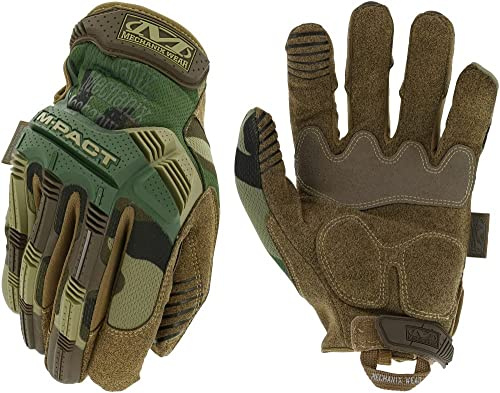 Mechanix Wear - M-Pact Woodland Camo Tactical Handschuhe (Small, Tarnen)
