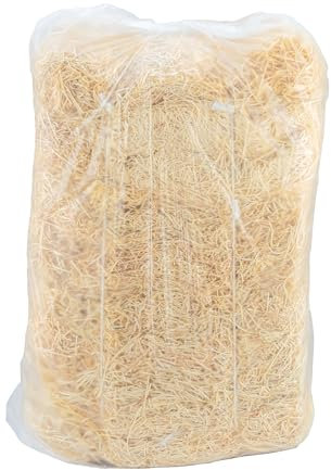 IMBALLAGGI 2000-10Kg Trucioli Legno Naturale Inodore, Paglia per Cesti Natalizi, Regali di Natale e Confezione Regalo, Riempimento Imballaggio per Spedizioni Pacchi, Paglietta Decorativa per Scatole