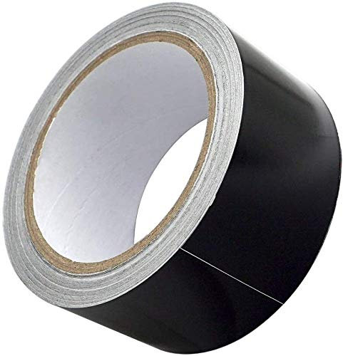 Pakettejp Förpackningstejp Tejp Rull Aluminiumtejp Självhäftande Termosköld Värmeskyddstejp Aluminiumtejp 50 Mm Bred 20 M Lång Svart
