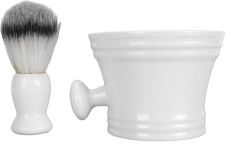 Set di Spazzole in Schiuma per Barba, Set di Spazzole in Schiuma per Barba da Uomo Delicato Sulla Pelle per l'uso Quotidiano