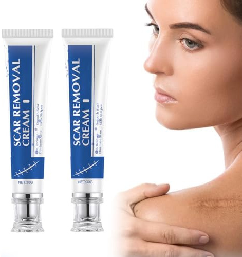 HQRKOTM 2 PCS Crema riparatrice per la cura della pelle, leviga la pelle, crema riparatrice p-er la pel-le del viso, utilizzata per cicatrici ipertrofiche e per levigare le cicatrici