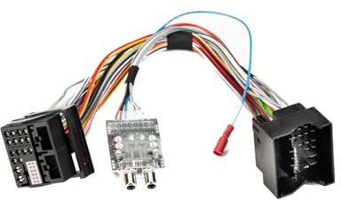 Gladen Mosconi PP-QLHLA28 hög-låg-cinch-adapter power-quadlock för originalradio