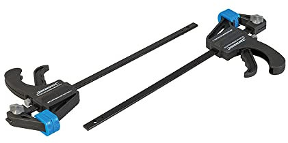 Silverline Tools 250115 - Sargentos monomanuales, 150 mm, 2 piezas