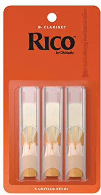Rico by D'Addario Bb-Klarinettenblätter, Stärke 2, 3-pack