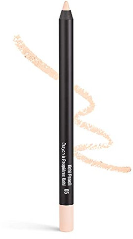 Inglot Kohl Pencil - Soft and Precise Eye Pencil in Deep Black Shade | Ideal for Defining and Highlighting the Eye Contour | Long-lasting | Smudge-proof | 1,2 g | 05