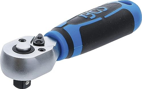 BGS 623 | Mini-Umschaltknarre | 10 mm (3/8) | feinverzahnt | ergonomisch | rutschfest | Knarre | Ratsche