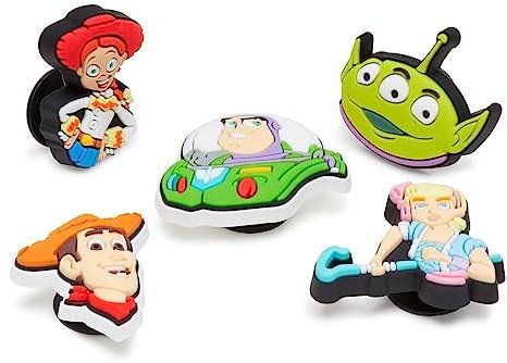 Crocs 5-Pack Disney Shoe Charms | Jibbitz for, Colgantes para Zapatos Unisex Adulto, Toy Story, Talla única