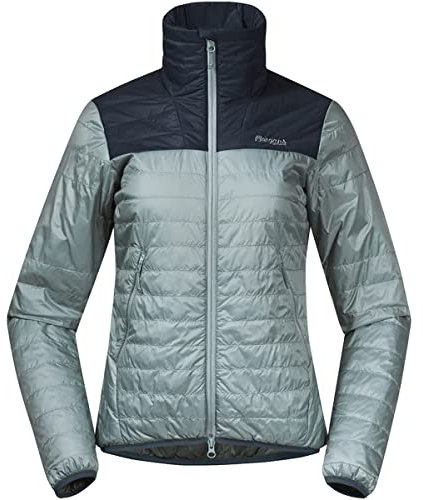 Bergans Damen Røros Light Insulated Jacke, Misty Forest-Orion Blue, XS