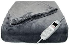 The Snuggler – Heated Throw with Sleeves and Foot Pouch