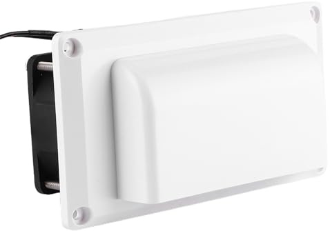 Extractor de Aire, 12 V 25 W Ventilador Extractor Lateral con Tornillo de Montaje para caravanas caravanas Remolque Barco Marino yate
