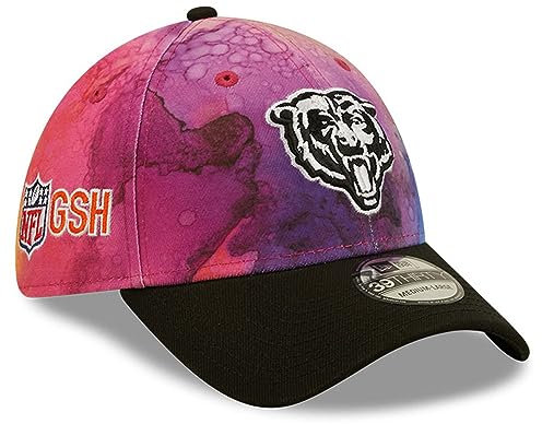 New Era 39Thirty NFL CC Bears Cap Basecap Baseballcap Fullcap Curved Brim Chicago Damen/Herren - Hinten geschlossen, mit Schirm Herbst Sommer Frühjahr Winter Frühling-Sommer Herbst-Winter - L/XL