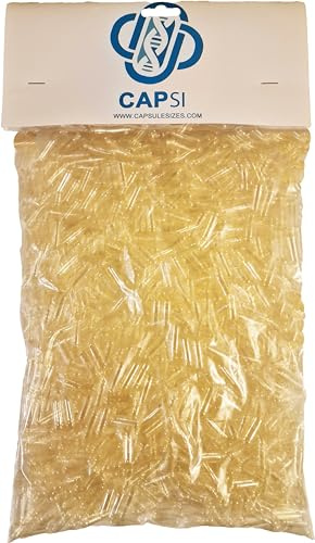 CAPSI Capsules de gélatine vides taille 0 x 1000