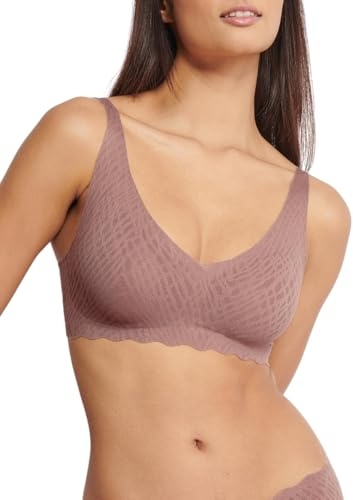 Sloggi ZERO Feel Bliss Soft bra Femme, Cacao, M