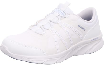 Skechers D'lux ComfortSneaker Donna, Bianco, 36 EU