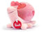 Trudi Schnecke Plüsch mit Herz und Hingabe für Verliebte | 16x32x20cm Grosse M | Celebration Valentine | Modell 52242