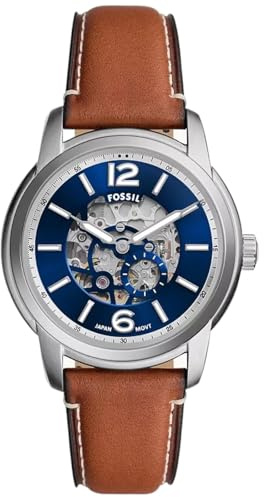 Fossil Herrenuhr Heritage Automatikwerk Edelstahl, ME3263