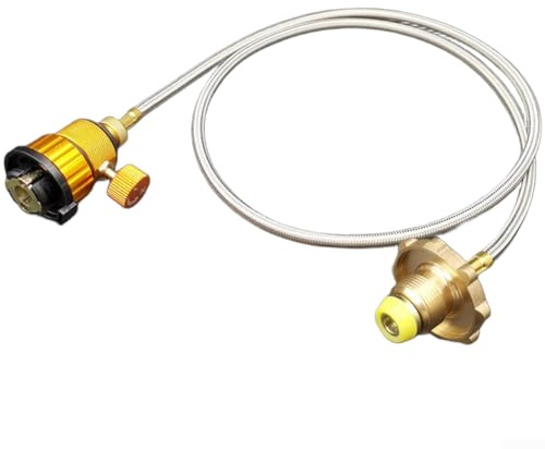 Tubo de conexión de combustible licuado para adaptar GLP a sistemas de depósito plano con interfaz de montaje estable (válvula + adaptador)