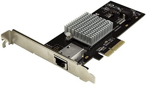 StarTech.com 1 Port 10G PCIe Network Card - 10GBase-T / NBASE-T - RJ45 Port - Intel X550 Chipset - Ethernet Card - Network Adapter - Intel NIC Card (ST10000SPEXI)