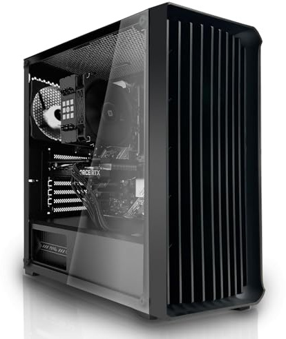 SYSTEMTREFF PC de Bureau Intel Core i5-13600K 6x5.1GHz | UHD 770 4K HDMI DX12 | 256Go M.2 NVMe | 8Go DDR4 RAM | Windows 11 | Ordinateur de Bureau Silencieux avec pour Usage Professionnel multimédia