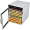 TAIMIKO Commercial Food Dehydrator - 10 Trays Stainless Steel, Digital Adjustable Timer & 30-90°C Temp Control, Visible Window & LED Touch Panel for Drying Fruit, Meat & Vegetables