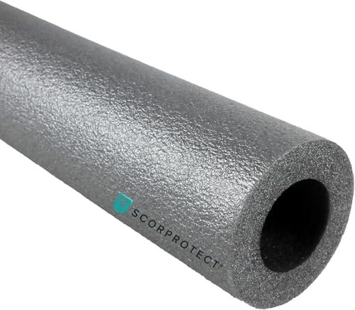 Scorprotect® Graue PE Rohrisolierung angeschlitzt 1 Meter Stange (15 x 25 x 1 Meter)