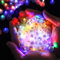 100 Stück LED-Ballons Lichter, Mini Bunt Ballonlichter, Runde LED Ballons, Bunte Blinkende Party Licht für Geburtstag Hochzeit Party Halloween Weihnachten Dekoration Karneval Bar Klub Deko