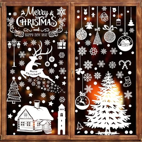 Christmas Window Stickers and Decorations - Xmas Clings for Windows