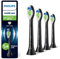 Philips Sonicare W2 Optimal White, Original Ersatzbürstenköpfe, Schwarz, 4er-Pack, HX6064/88