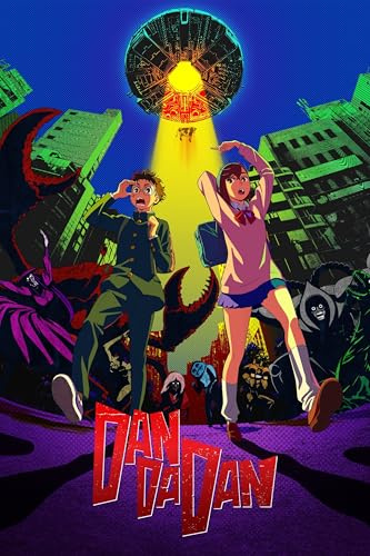 Tritó Design Dan Da Dan - Póster de Anime en Papel Fotográfico, 200g, Impresión Láser Digital (Ovni, DinA3, Sin marco)