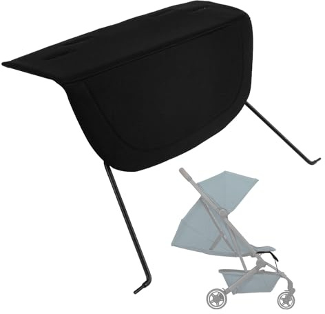 Harupink Reposapiés para cochecito de bebé, reposapiés extendido, pedal de asiento extendido, transpirable, duradero, reposapiés, accesorios para cochecitos para niños AER+/AER (negro)