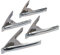 Silverline 630014 Lot de 4 pince-clips 70 mm