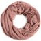 Caspar SC432 Damen Vintage Loop Schal, Farbe:altrosa, Accessoires:One Size