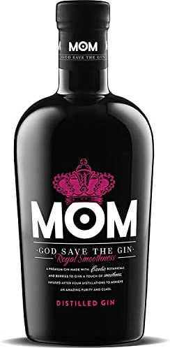 MOM GOD SAVE THE GIN - Ginebra Premium - Elaborada con Frutos Rojos - 700 ml