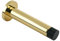 Solid Concealed Fix Wall Mounted Door Stop with Rose 80mm Projection ZAB09 (Longer Version) (Polished Brass)