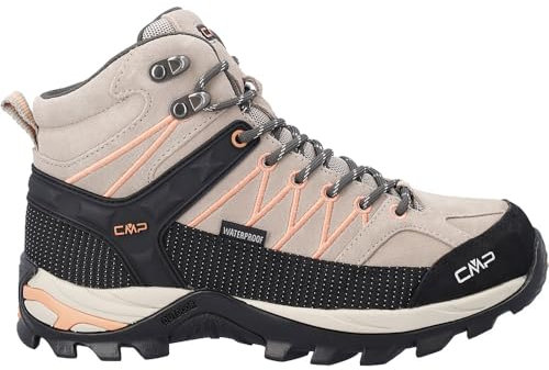 CMP Damen Rigel Mid Wmn Trekking Shoes Wp Wanderschuh, Sabbia Salmone, 38 EU