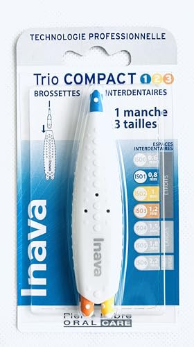 Inava Brossettes Interdentaires Trio Compact (1.2.3) 0.8mm - 1mm - 1,2mm