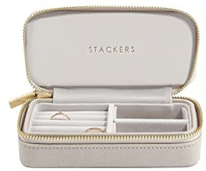 Stackers Taupe Mittelgroß Reise Schmuckschatulle