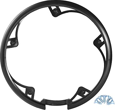 X AUTOHAUX 48 Teeth 10cm 5 Holes Bicycle Crankset Chain Wheel Cover Black
