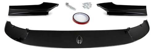 DM Autoteile 2-91469 Frontspoiler 3-teilig Lippe Sport-Performance Hochglanz schwarz kompatibel für BMW 5er F10 F11 M-Paket