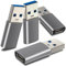USB C Adapter 4 Stück, USB 3.0 Stecker Kompatibel Mit iPhone 15, iPad, Samsung Galaxy S23 S22, MacBook, ChromeBook, Google Pixel