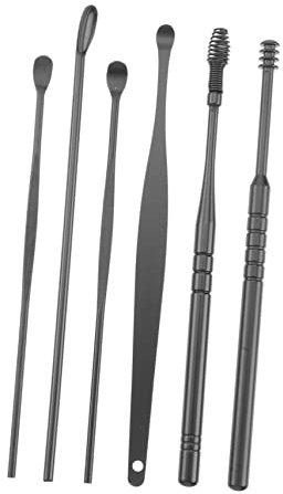 Healvian 2sätze Ohrenschmalz Entferner Mit Aufbewahrungstasche Und Spiral-ohrreiniger Für Sanfte Und Sichere Ohrenreinigung Für Zuhause Und