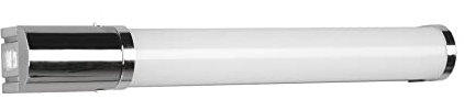 Trio Leuchten LED Bad Wandleuchte Piera 284074206, Kunststoff chromfarbig, inklusiv 8 Watt LED, Schalter, Steckdose, Chrom