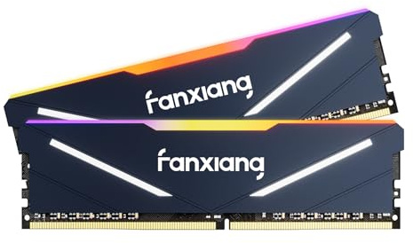 fanxiang RGB RAM DDR4 32 GB (2x16 GB) 3200 MHz CL18 V1.35, Memoria RAM Con Overclock Per Computer Da Gioco Desktop, Compatibile Con Intel XMP 2.0 E AMD