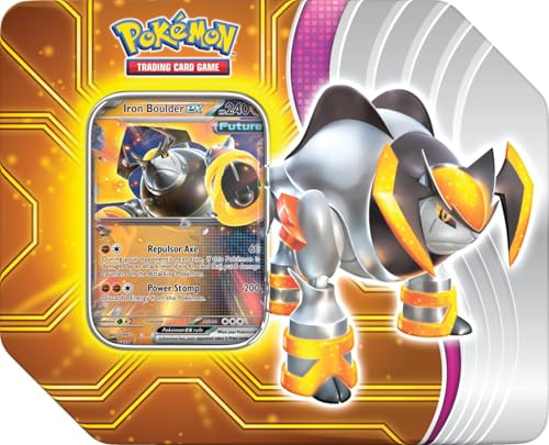 Pokemon TCG: Paradox Destinies Tin - Iron Boulder EX