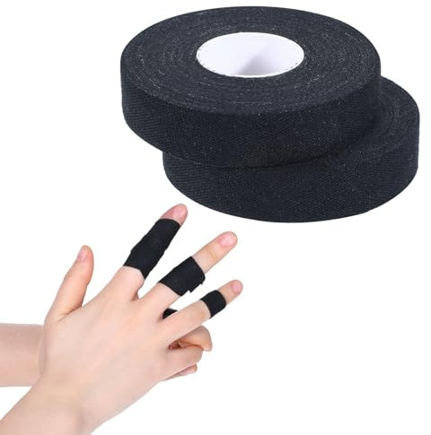 2 Rollen Sporttape Wasserfeste Klettertape Fingertape Tattoo Grip Tape Fingertape Klebend Sport Tape Hautfreundliches Sporttape Klettertape Tapeverband Selbstklebend Tapeband für Fußball Klettern